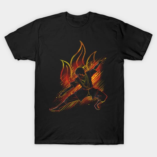 The fire bender T-Shirt by kharmazero